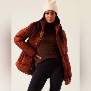 Athleta Downtown Jacket NWT in Ancient Mahogany